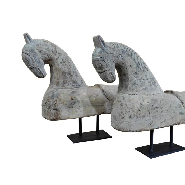 Escultura Item Home DKD Home Decor Natural Negro 15 x 45 x 70 cm 1