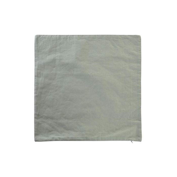 DKD Home Decor Funda Cojín Verde 50x50 cm de Poliéster Diseño Floral con Cremallera Oculta 2 DKD Home Decor Funda Cojín Verde 50x50 cm de Poliéster Diseño Floral con Cremallera Oculta 2