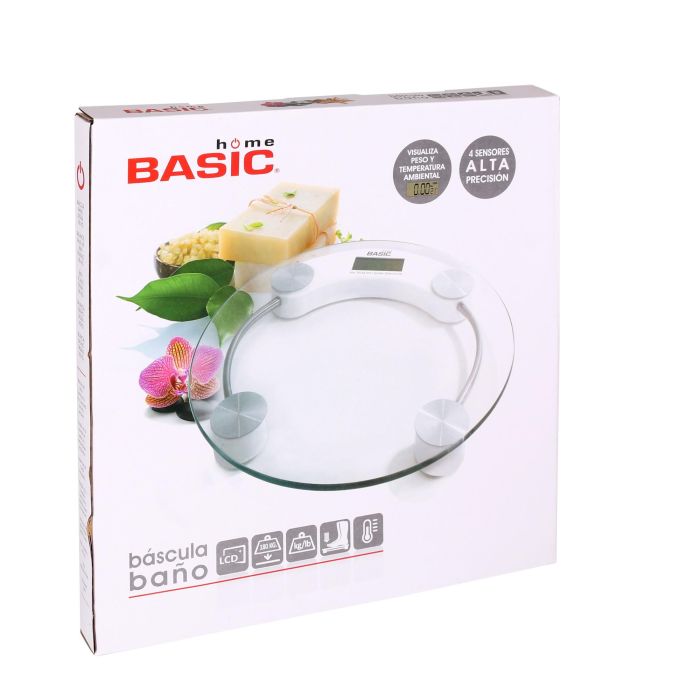 Basic Home Báscula Baño Digital 150 kg Roja (6 Unidades) 8