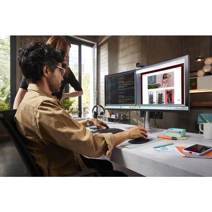 HP Monitor 738pu 37.5" WQHD+ Thunderbolt 4 Curved Ultrawide 13