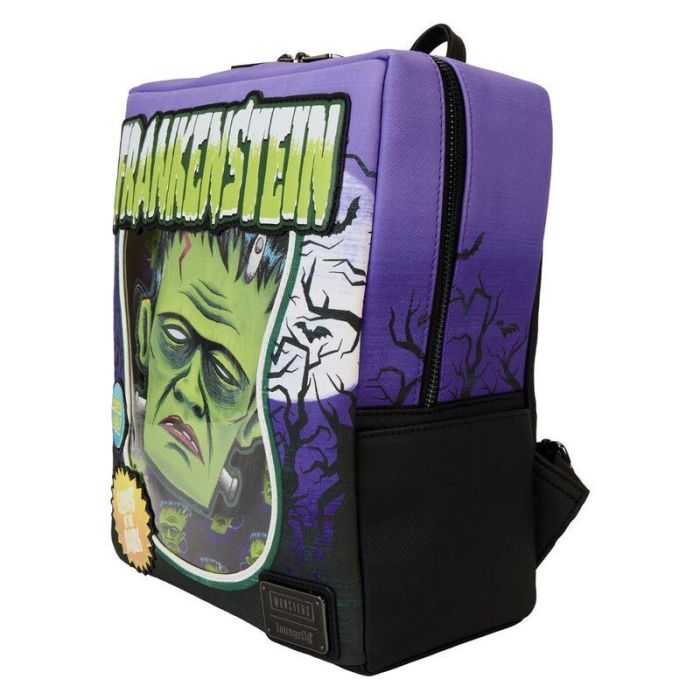 Mochila Frankenstein Neon Mask Universal Monster Loungefly 28cm 3