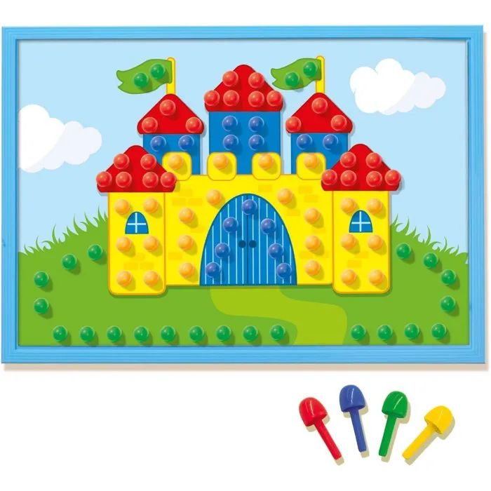 Ses Creative Tablero de Mosaico con Cartas para Niños Creativos y Divertidos 3