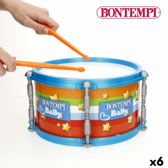 Tambor Bontempi 24 x 13 x 24 cm (6 Unidades) 7 Tambor Bontempi 24 x 13 x 24 cm (6 Unidades) 7