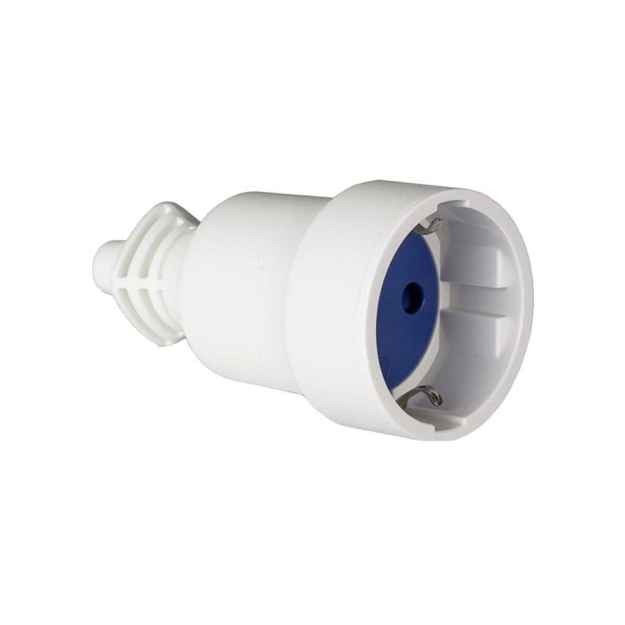 Base aerea pvc 16a 250v t/tl 4,8mm blanco 707cb (retractilada) solera Base aerea pvc 16a 250v t/tl 4,8mm blanco 707cb (retractilada) solera
