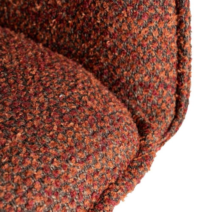 Silla Rojo Tejido-Metal Salón 58,50 X 60 X 86,50 cm