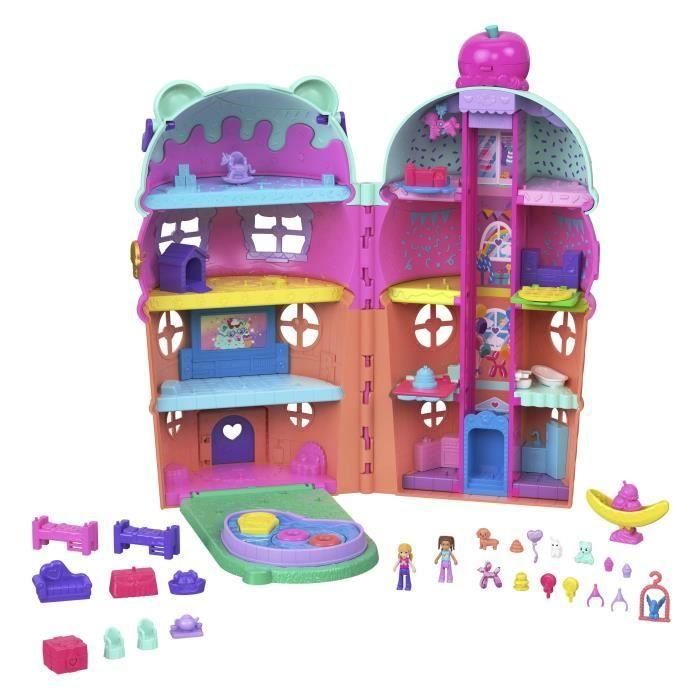 Polly Pocket Casa de Helado con Figuras JFT91 2