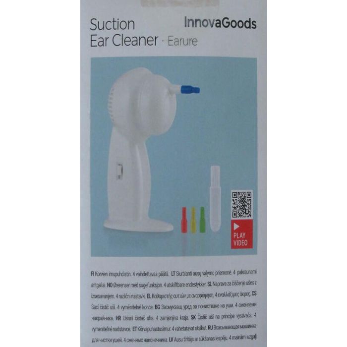 Limpiador de Oídos Eléctrico Reutilizable InnovaGoods 4 Limpiador de Oídos Eléctrico Reutilizable InnovaGoods 4