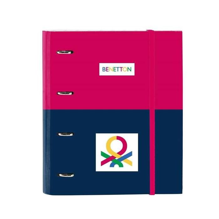 Safta Carpeta 4 Anillas 35mm con Recambio Benetton "Cherry" 27x32x3,5cm 0 Safta Carpeta 4 Anillas 35mm con Recambio Benetton "Cherry" 27x32x3,5cm 0