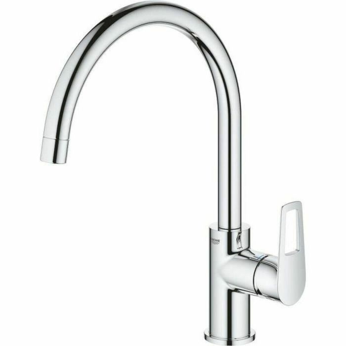 Grohe 31368001 Mezclador Monomando Lavabo BauLoop Caño Alto Giratorio 360° Cromo StarLight con Cartucho Cerámico 28mm