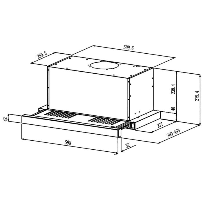 Campana Convencional Cecotec Flux TLT 605501 4