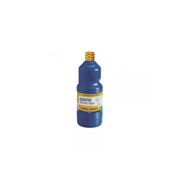 Giotto Témpera Escolar Lavable Azul Ultramar Botella 500 mL