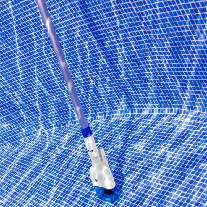 Gre VCB08 Limpiador de suelos eléctrico para piscinas y spas, sin cables, 10W, asa 1,65m 1