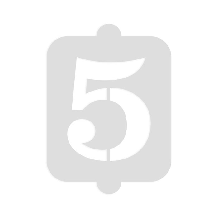 Algon Plantilla Tarta Cumpleaños N-5 Pequeña (36 Unidades)