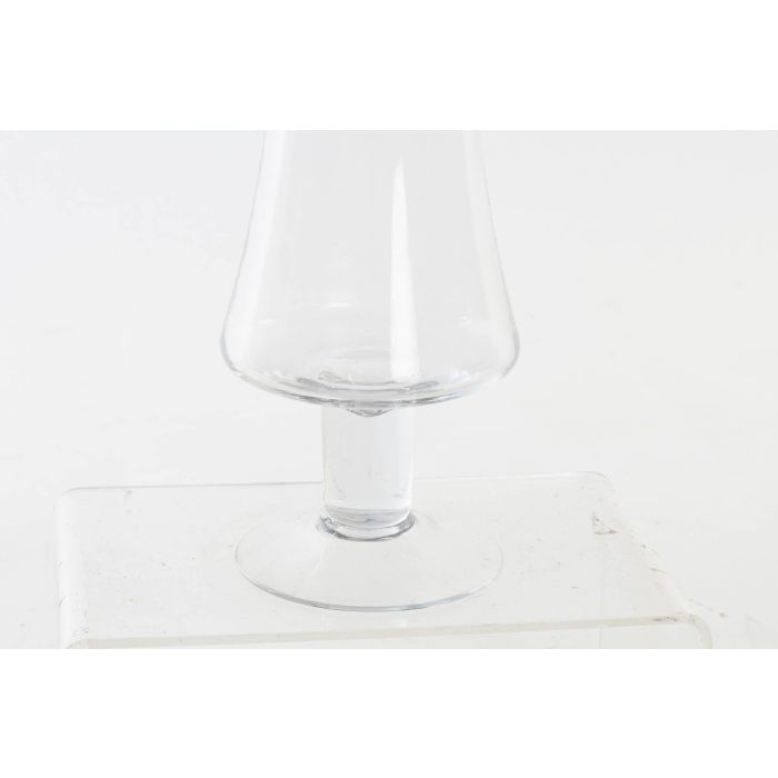 DKD Home Decor Jarrón Básicos de Cristal Transparente 9.5x11.5x60 cm Hecho a Mano - Pack 4 Unidades 2