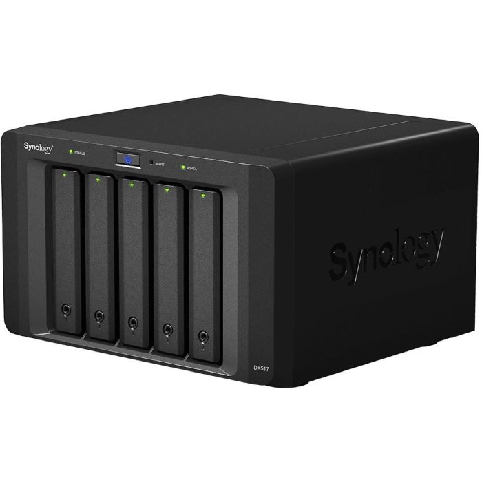 Synology DX517 Unidad de Expansión 5 Bahías, Compatible con Múltiples Modelos, Hasta 60TB 1