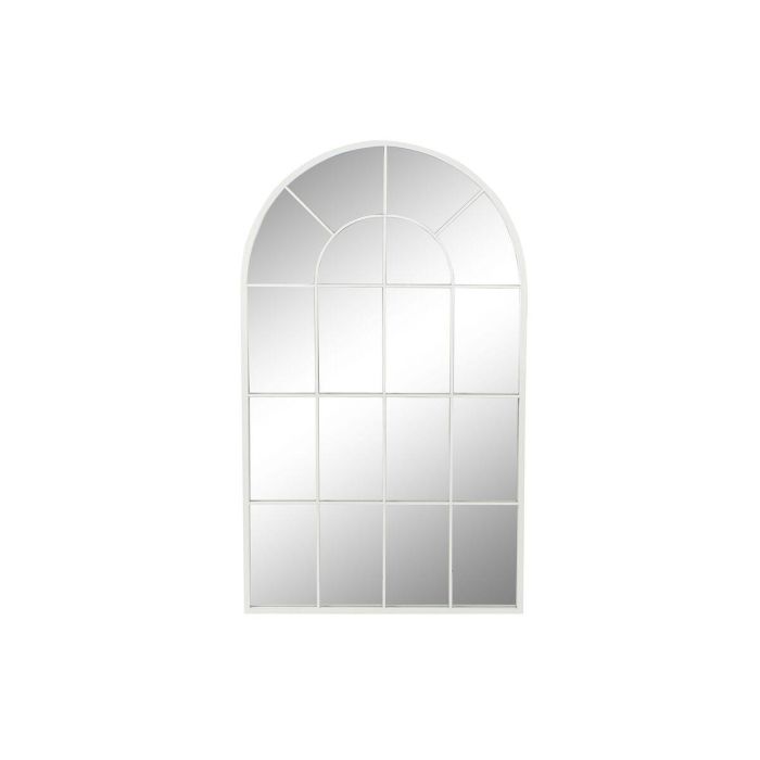 Espejo de pared DKD Home Decor Blanco Cristal Hierro Ventana 70 x 2,5 x 120 cm