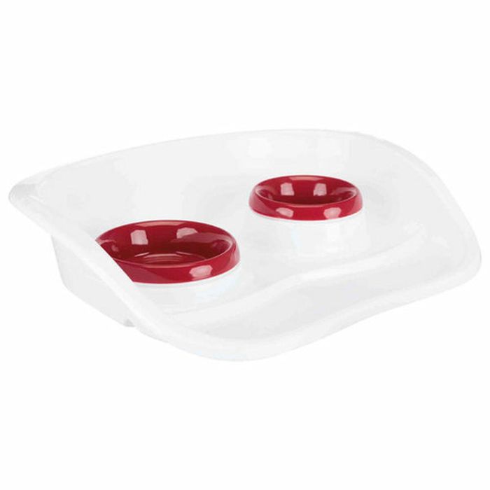 Comedero para Mascotas Trixie Blanco Plástico 250 ml 300 ml 46 × 11 × 30 cm 3 Comedero para Mascotas Trixie Blanco Plástico 250 ml 300 ml 46 × 11 × 30 cm 3