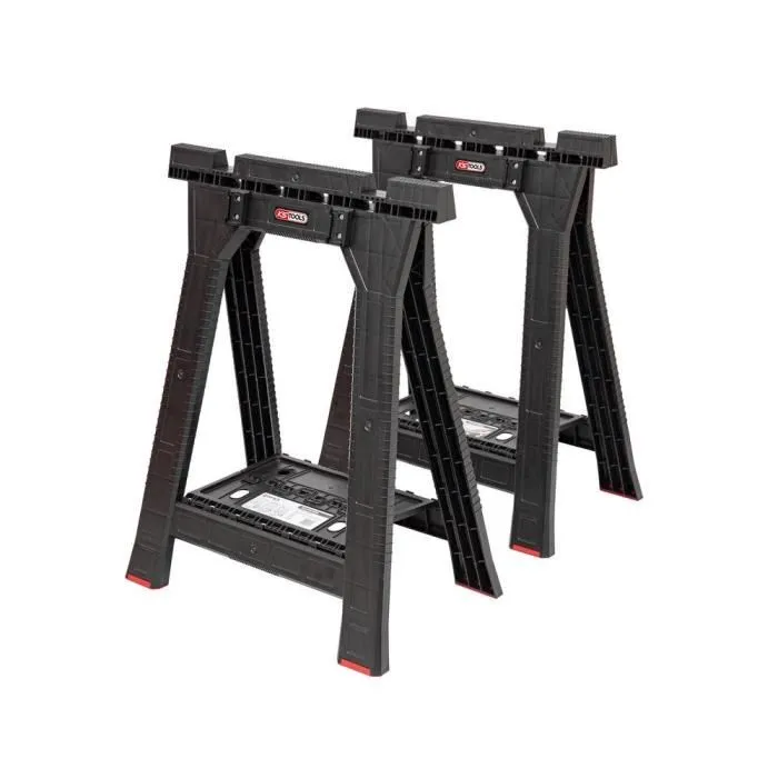 Caballetes - KS TOOLS - 850.0390F - Caballetes plegables para caja SCM - Caballetes de banco de trabajo - Caballete plegable 0 Caballetes - KS TOOLS - 850.0390F - Caballetes plegables para caja SCM - Caballetes de banco de trabajo - Caballete plegable 0