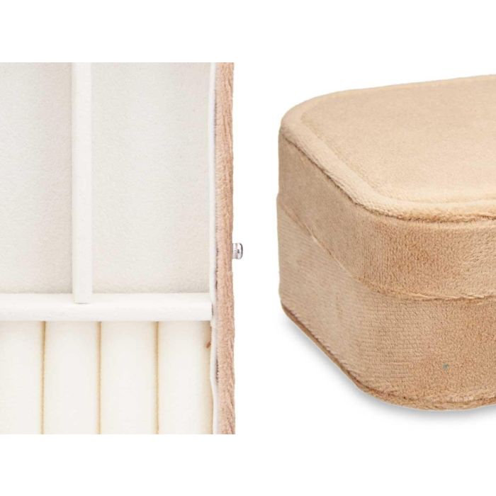 Joyero Rectangular Beige Giftdecor 16X6CM (12 Unidades) 3 Joyero Rectangular Beige Giftdecor 16X6CM (12 Unidades) 3