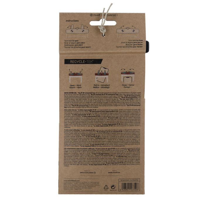 muvit for change funda acuática universal hasta 6,5" IPX8 negra 1 muvit for change funda acuática universal hasta 6,5" IPX8 negra 1