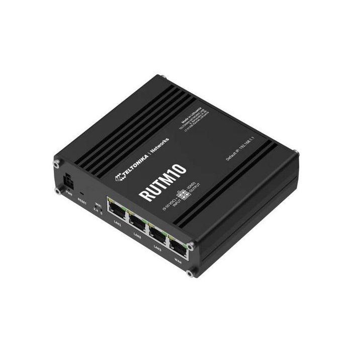 Teltonika Networks RUTM10 (EU) WiFi Router con WiFi 5 y 4 Puertos Gigabit RJ45 1