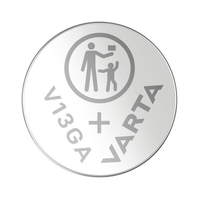 Varta V13GA (LR44) Pila Botón Alcalina 1.5V 155mAh - Blíster 2 Unidades 2