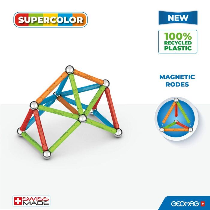 Geomag GEO0871772003830 Super Color Reciclado 42 piezas multicolor 11