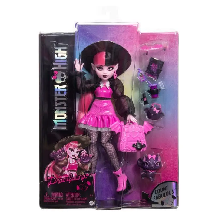 Monster High Muñeca Fabulosa Draculaura HRP64 Mattel 4