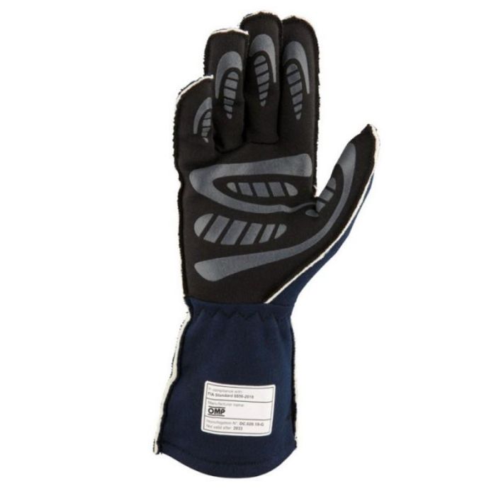 Omp OMPIB0-0776-B01-244-L Guantes First Fia 8856-2018 My2025 Navy Azul - Cyan Talla L
