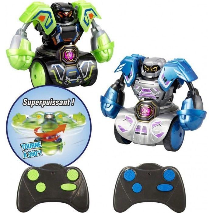 Silverlit SIL1719316013567 Robot de Combate Kombat Tornado - Conjunto de 2 Robots con Ataque 360° y Destrucción Silverlit SIL1719316013567 Robot de Combate Kombat Tornado - Conjunto de 2 Robots con Ataque 360° y Destrucción