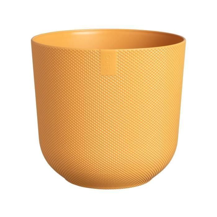 Elho ELH2943203511900 Maceta Jazz Redonda Amarilla, L 35 x An 34,5 x Al 32 cm, para Interior, 100% Reciclada Elho ELH2943203511900 Maceta Jazz Redonda Amarilla, L 35 x An 34,5 x Al 32 cm, para Interior, 100% Reciclada