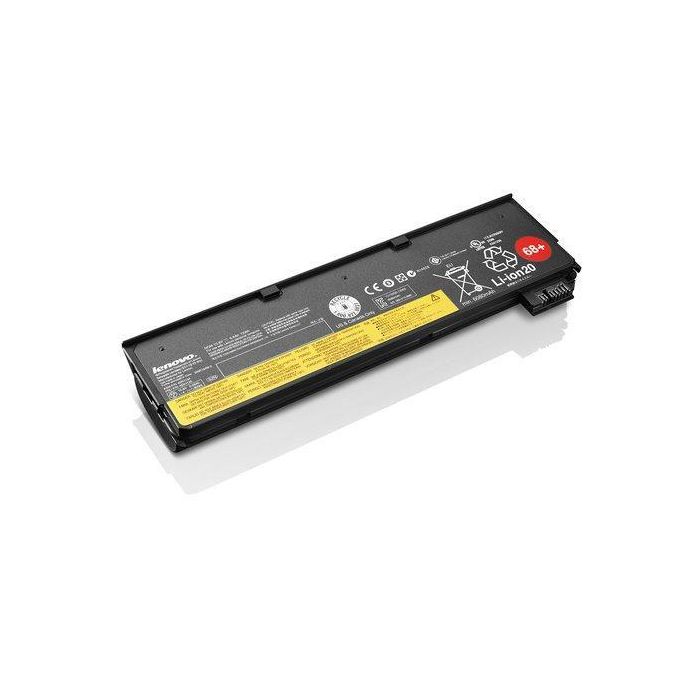 Lenovo 68+ Batería ThinkPad Li-ion 6 celdas, 72Wh, 10.8V, Recargable para sistemas Lenovo, Color Negro