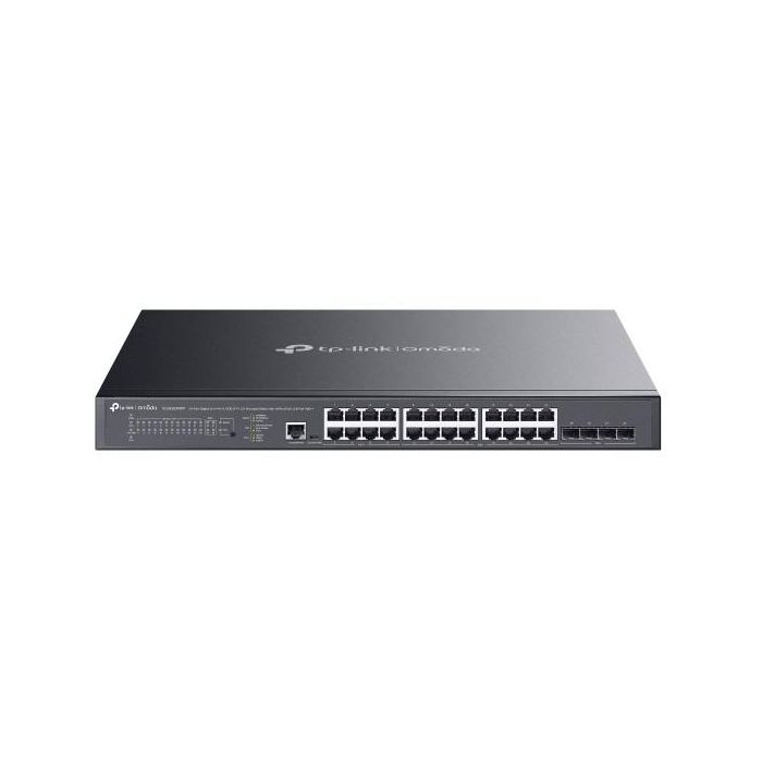 TP-Link Omada Switch Gestionado L2+ SG3428XMPP 24x GE PoE+ 16 Puertos, Montaje en Rack 1U