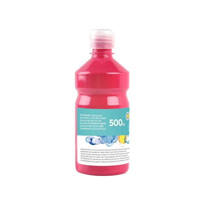 Tempera Liquida Liderpapel Escolar 500 mL Fucsia 1