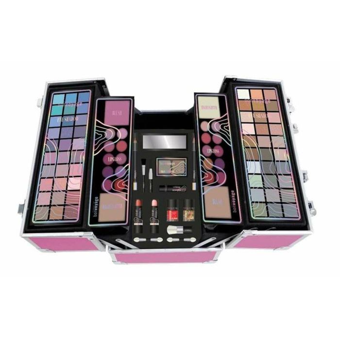 Maletin metalico maquillaje professional color pink (rosa) incluye 100 piezas. 30.40x23.40x20.60 cm 1 Maletin metalico maquillaje professional color pink (rosa) incluye 100 piezas. 30.40x23.40x20.60 cm 1
