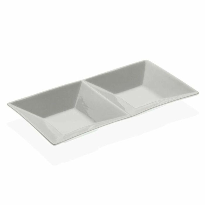 Bandeja de Aperitivos Versa Cerámica Porcelana (23 x 11 x 3 cm) 0 Bandeja de Aperitivos Versa Cerámica Porcelana (23 x 11 x 3 cm) 0