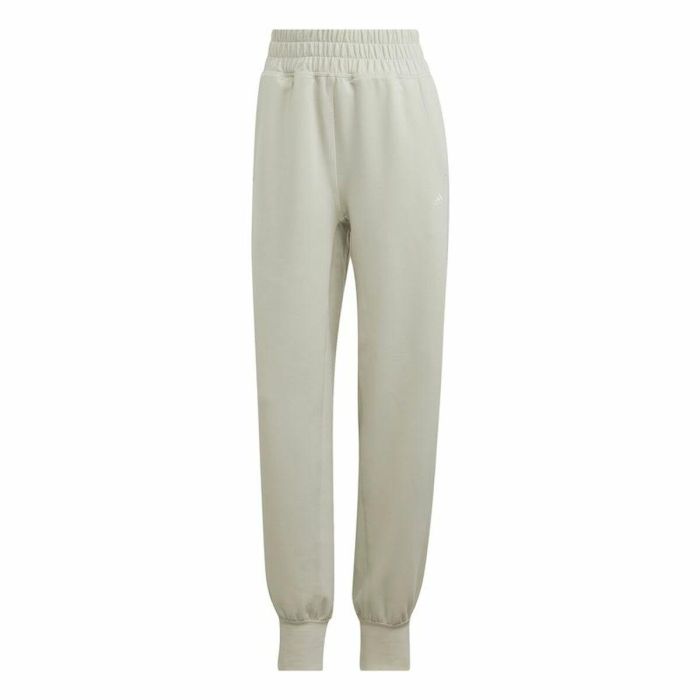 Pantalón Largo Deportivo Adidas Aeroready Studio Mujer Beige 0 Pantalón Largo Deportivo Adidas Aeroready Studio Mujer Beige 0