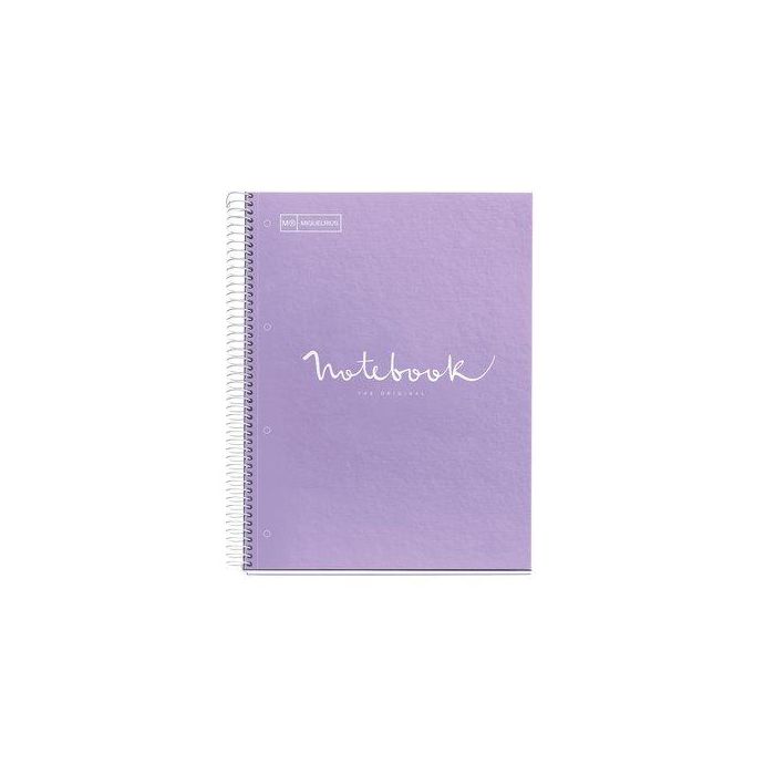 Bloc Miquelrius Emotions Notebook 1 Micro.Tapa Extra A4 80H 90G Dots Lavanda 5 unidades