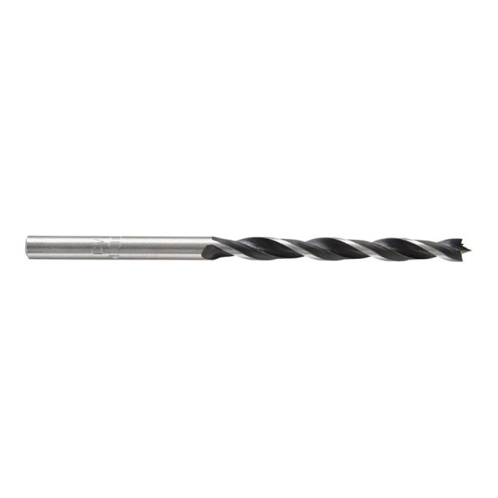 Wolfcraft Broca espiral para madera blanda, acero al cromo-vanadio, Ø4x75 mm, longitud de trabajo 43 mm Wolfcraft Broca espiral para madera blanda, acero al cromo-vanadio, Ø4x75 mm, longitud de trabajo 43 mm