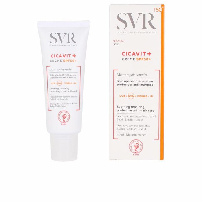 SVR Laboratoire Dermatologique CICAVIT+ Crème SPF50+ Crema Antimanchas 40 ml 1 SVR Laboratoire Dermatologique CICAVIT+ Crème SPF50+ Crema Antimanchas 40 ml 1