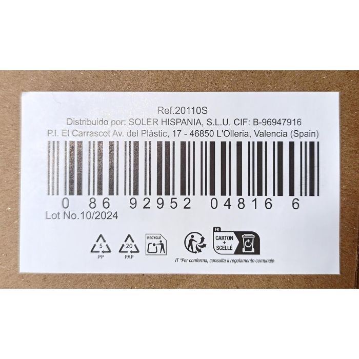 Lav Set 6 Vasos Vidrio Lune 325 cc (8 Cajas) 7 Lav Set 6 Vasos Vidrio Lune 325 cc (8 Cajas) 7