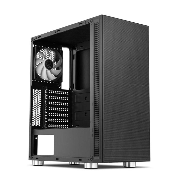 NOX Hummer Void Caja PC Semitorre Gaming Silenciosa Negra con Paneles Amortiguadores Ruido y Soporte Refrigeración Líquida 1