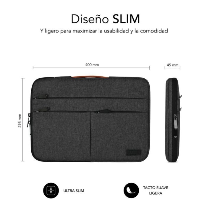 Subblim Funda Air Padding 360 para Portátil 15,6" Gris Oscuro - Protección Total, Múltiples Bolsillos, Compatible con MacBook Pro, Surface Book, ASUS, Acer y Más - SUBL-AP36050 2 Subblim Funda Air Padding 360 para Portátil 15,6" Gris Oscuro - Protección Total, Múltiples Bolsillos, Compatible con MacBook Pro, Surface Book, ASUS, Acer y Más - SUBL-AP36050 2