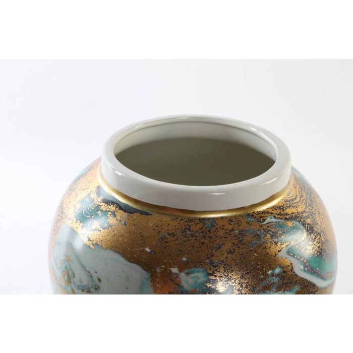 Tibor Moderno DKD Home Decor Azul Dorado 23 x 43 x 23 cm 4 Tibor Moderno DKD Home Decor Azul Dorado 23 x 43 x 23 cm 4