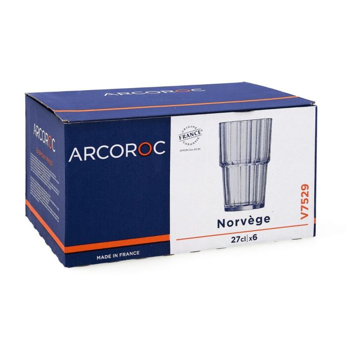 Set de Vasos Arcoroc Transparente 270 ml (6 Unidades) 2