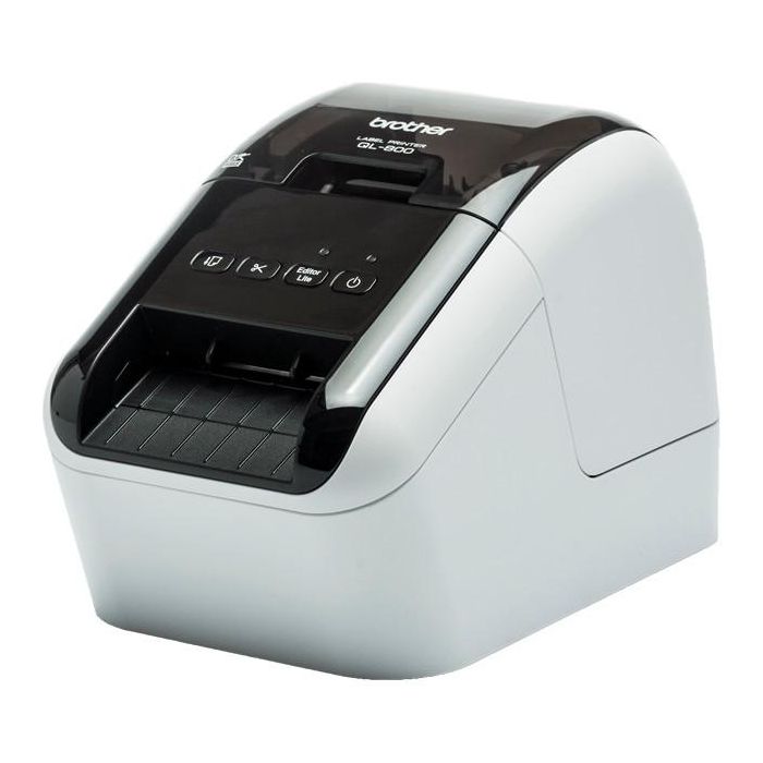Brother Impresora Térmica De Etiquetas Ql800 - Tecnología Térmica Directa, Impresión Negro y Rojo, Hasta 93 Etiquetas/Min 1