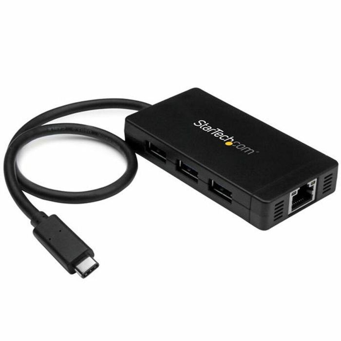 Hub USB Startech HB30C3A1GE Negro 2100 W Hub USB Startech HB30C3A1GE Negro 2100 W