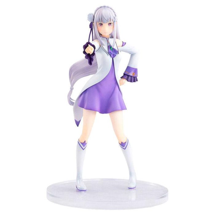GOOD SMILE Estatua Emilia de Re:ZERO - Starting Life in Another World 17cm PVC con Accesorios