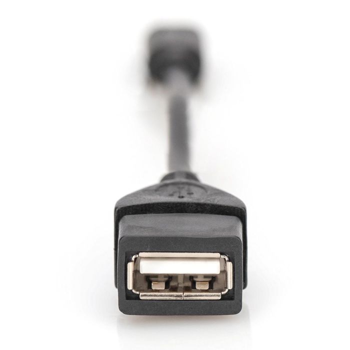 DIGITUS USB 2.0 Adapter OTG. Typ Mini B - A St/Bu 0.2m 3 DIGITUS USB 2.0 Adapter OTG. Typ Mini B - A St/Bu 0.2m 3