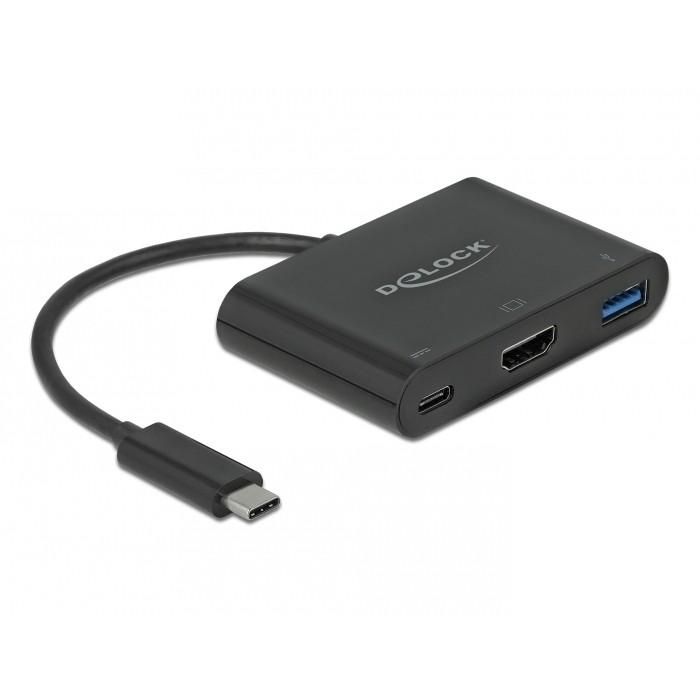 DELOCK USB Type-C Adapter zu HDMI 4K 30 Hz mit USB Typ-A und USB Type-C PD 0 DELOCK USB Type-C Adapter zu HDMI 4K 30 Hz mit USB Typ-A und USB Type-C PD 0